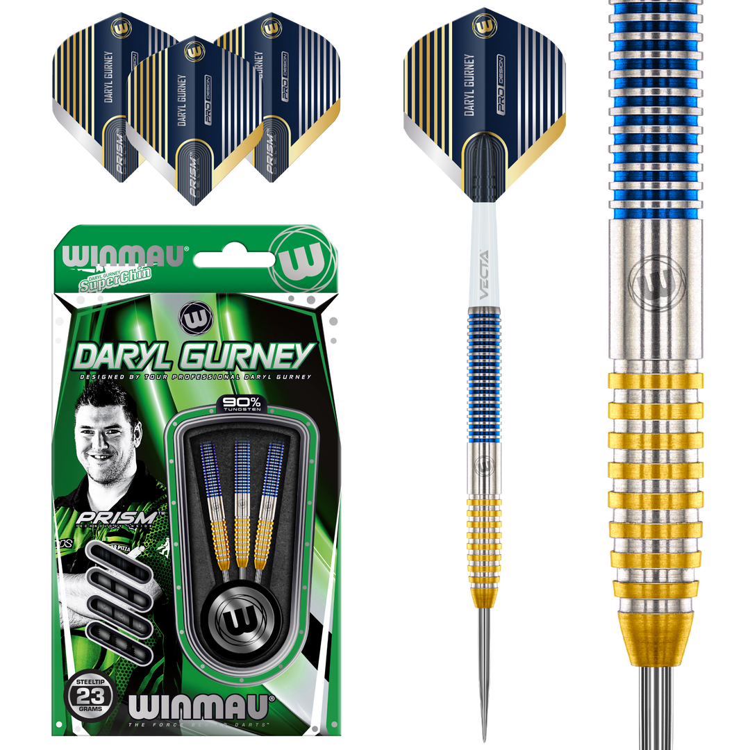 Daryl Gurney SC-1.0 Series Steel Tip Darts 90% Tungsten