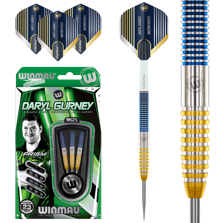 Daryl Gurney SC-1.0 Series Steel Tip Darts 90% Tungsten