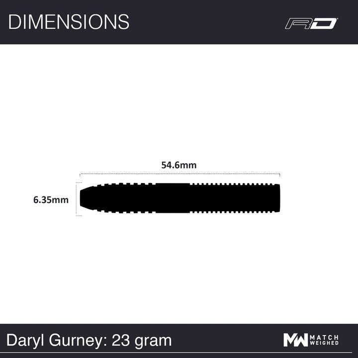 Daryl Gurney SC-1.0 Series Steel Tip Darts 90% Tungsten