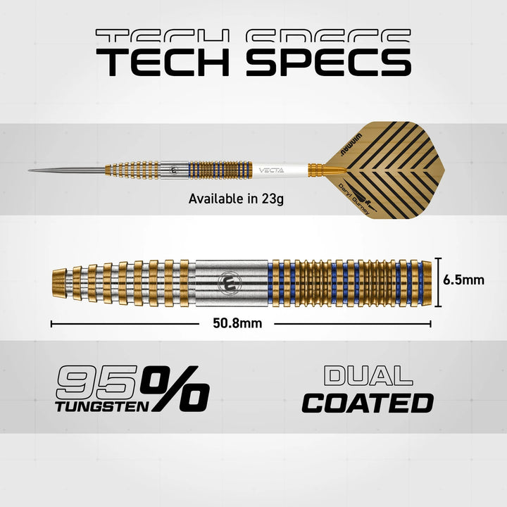Daryl Gurney Signature Edition Steel Tip Darts 95% Tungsten