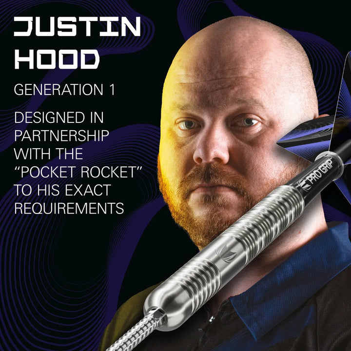 Justin Hood Swiss Point Darts 90% Tungsten