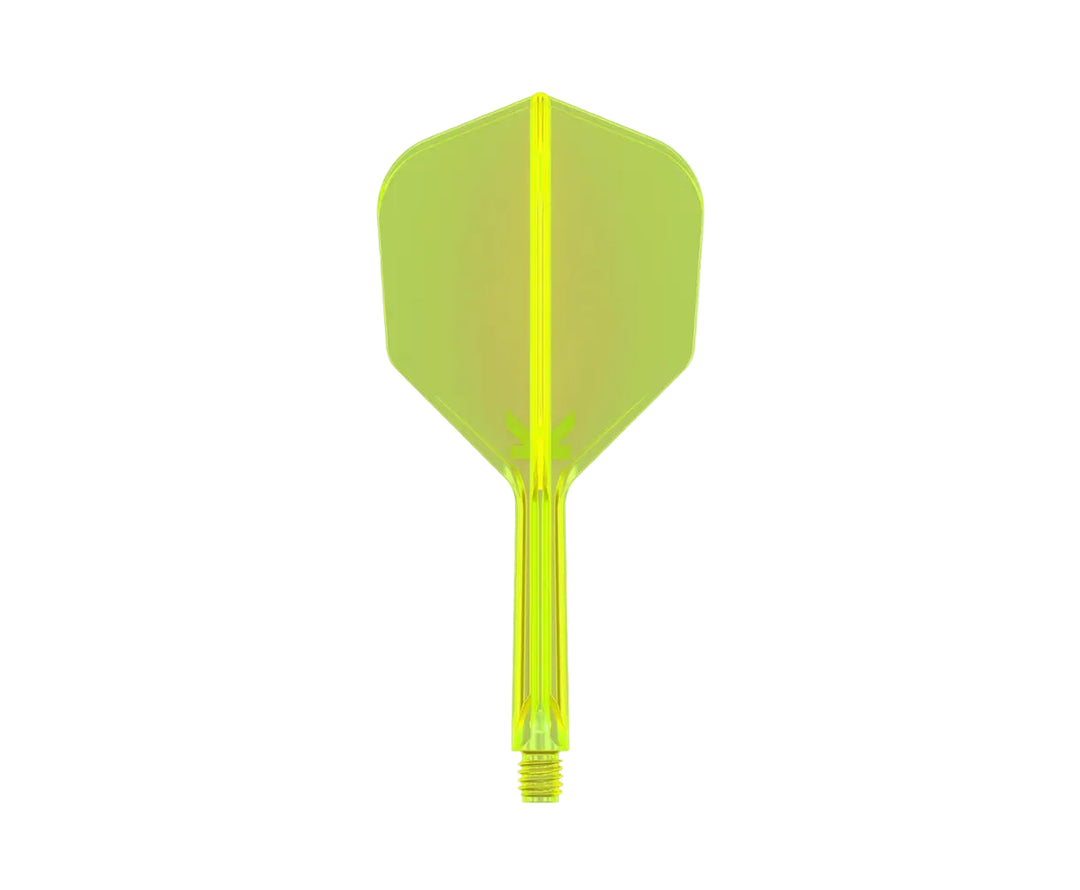 Target K-Flex No.6 Moulded Flight and Shaft System - Neon Yellow