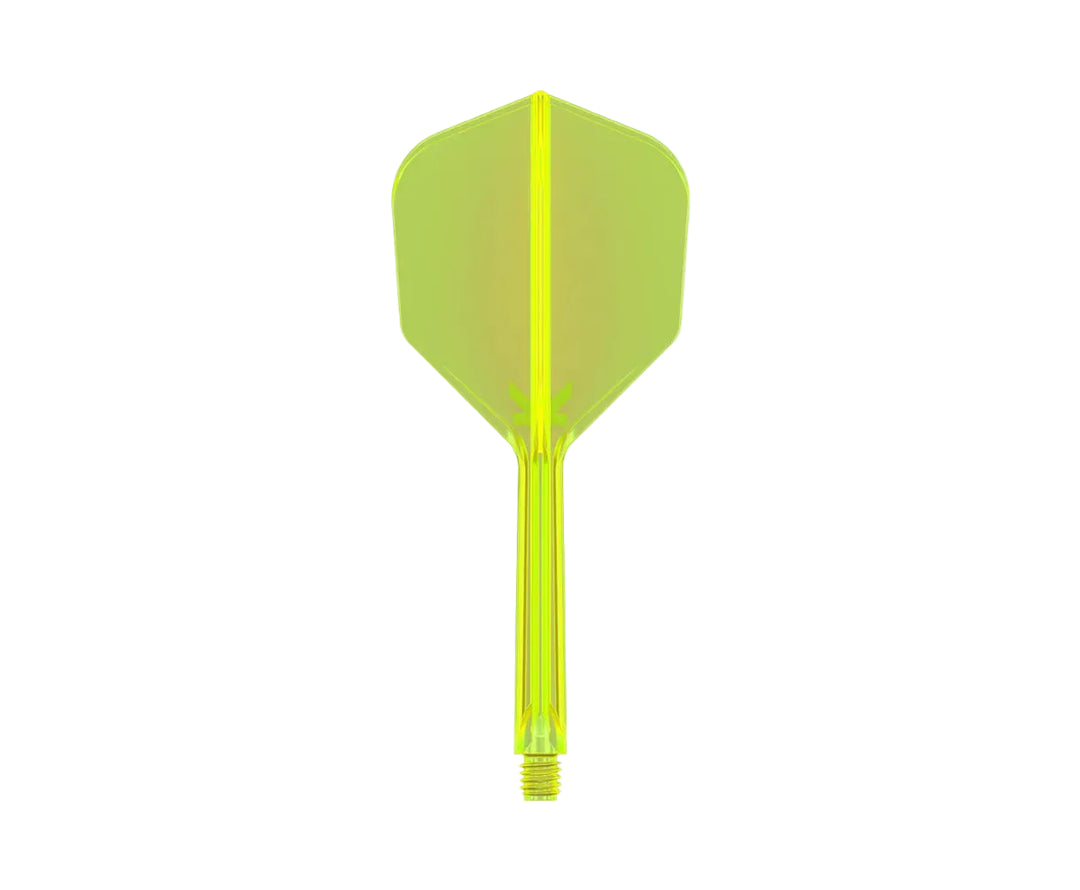 Target K-Flex No.6 Moulded Flight and Shaft System - Neon Yellow