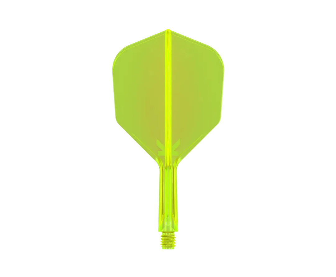 Target K-Flex No.6 Moulded Flight and Shaft System - Neon Yellow