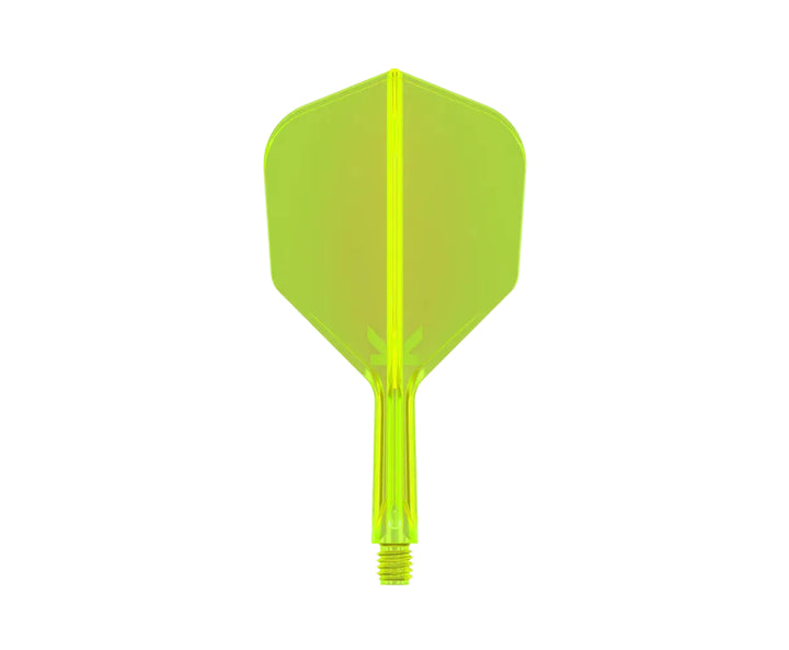Target K-Flex No.6 Moulded Flight and Shaft System - Neon Yellow