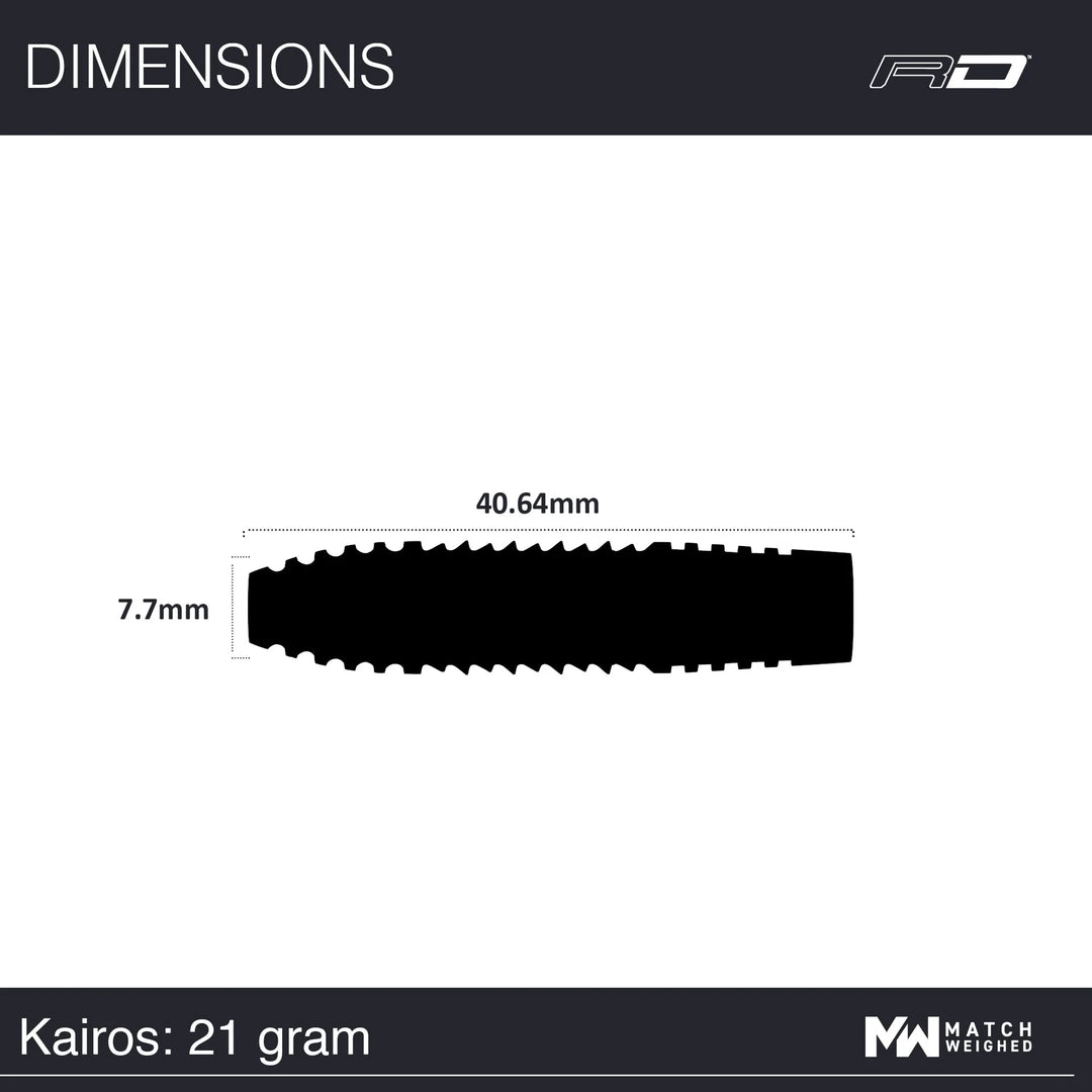 Kairos Steel Tip Darts 90% Tungsten