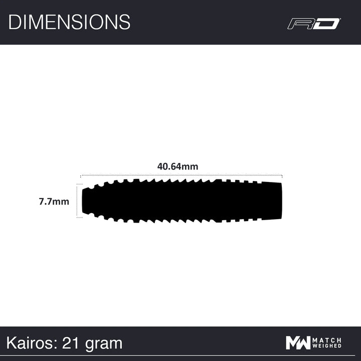 Kairos Steel Tip Darts 90% Tungsten