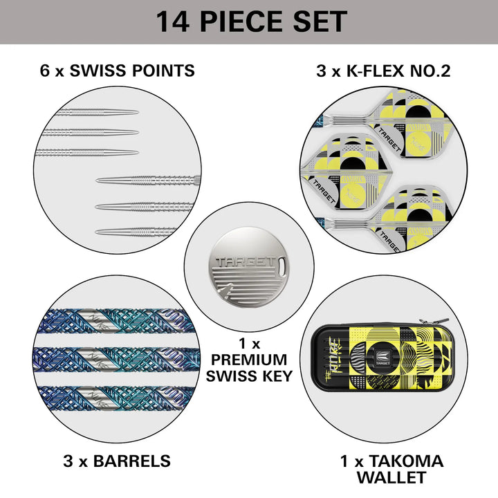 Luke Litter Edge Swiss Point Darts 95% Tungsten