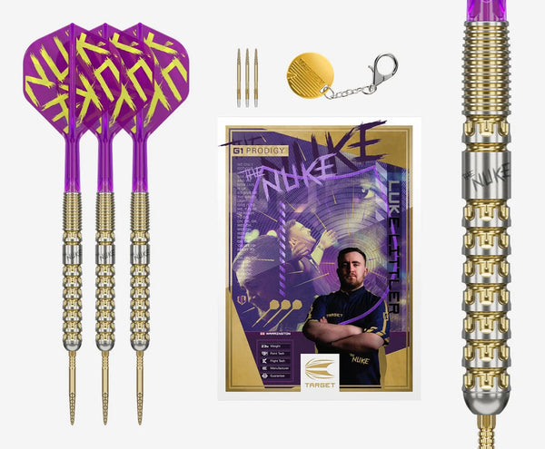 Luke Littler G1 Prodigy Swiss Point Darts 90% Tungsten