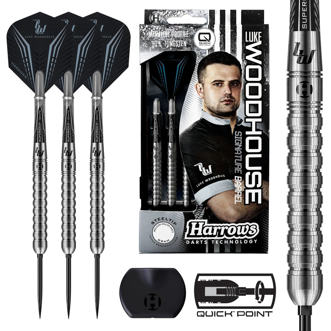 Luke Woodhouse Signature Quick Point Darts 90% Tungsten