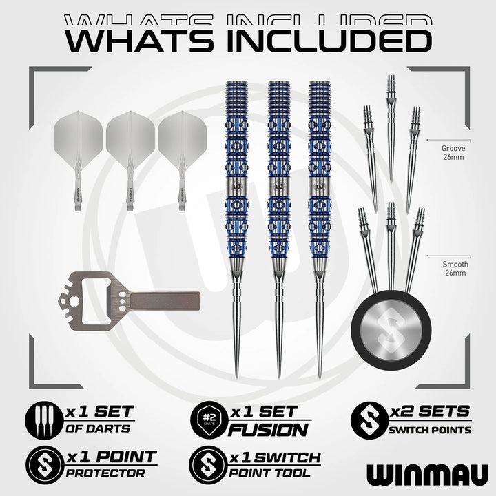 Lunaris Tapered Switch Point Darts 90% Tungsten
