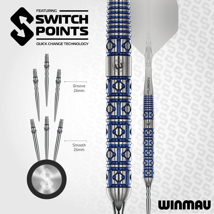 Lunaris Parallel Switch Point Darts 90% Tungsten