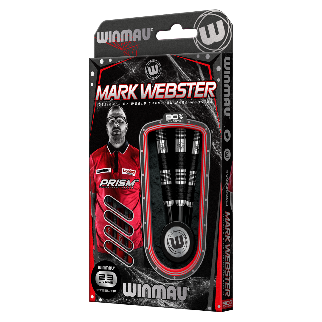 Mark Webster Diamond Edition Steel Tip Darts 90% Tungsten
