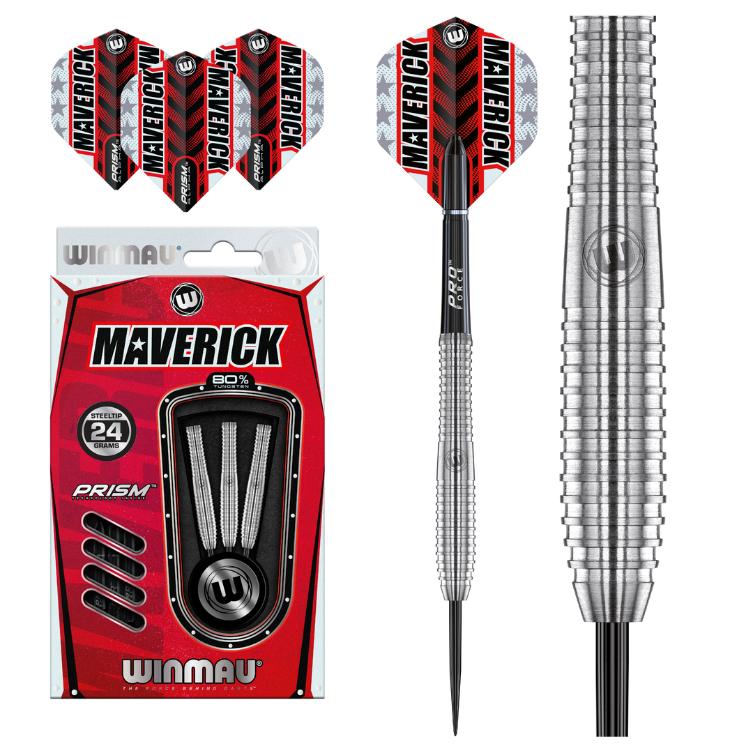 Maverick Steel Tip Darts 80% Tungsten