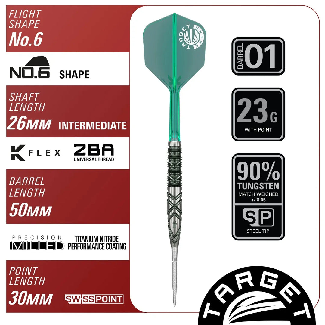 Mikuru Suzuki The Miracle G6 Swiss Point Darts 90% Tungsten