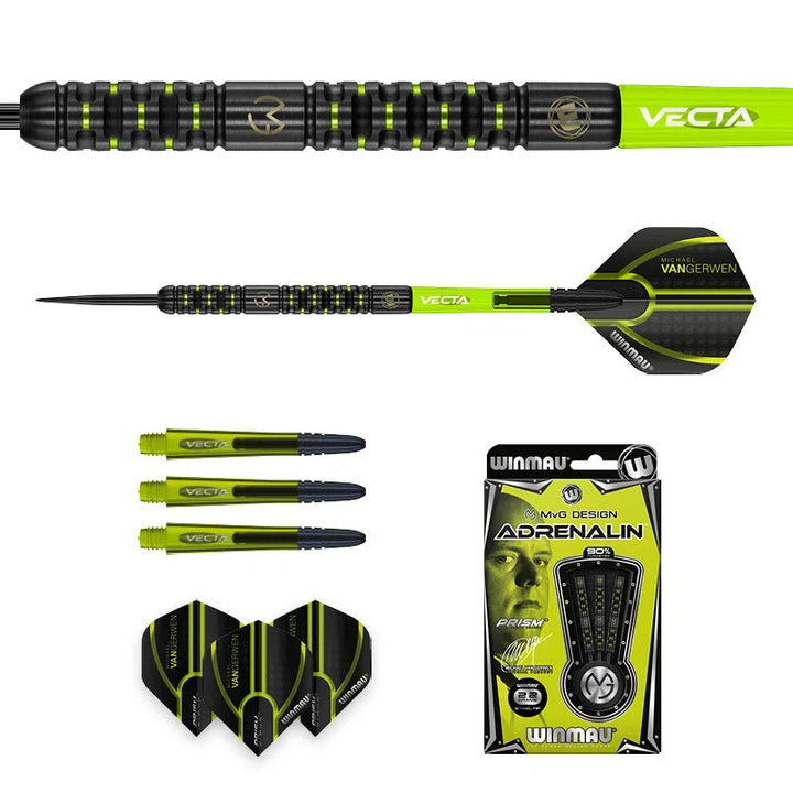 Michael van Gerwen Adrenalin Steel Tip Darts 90% Tungsten