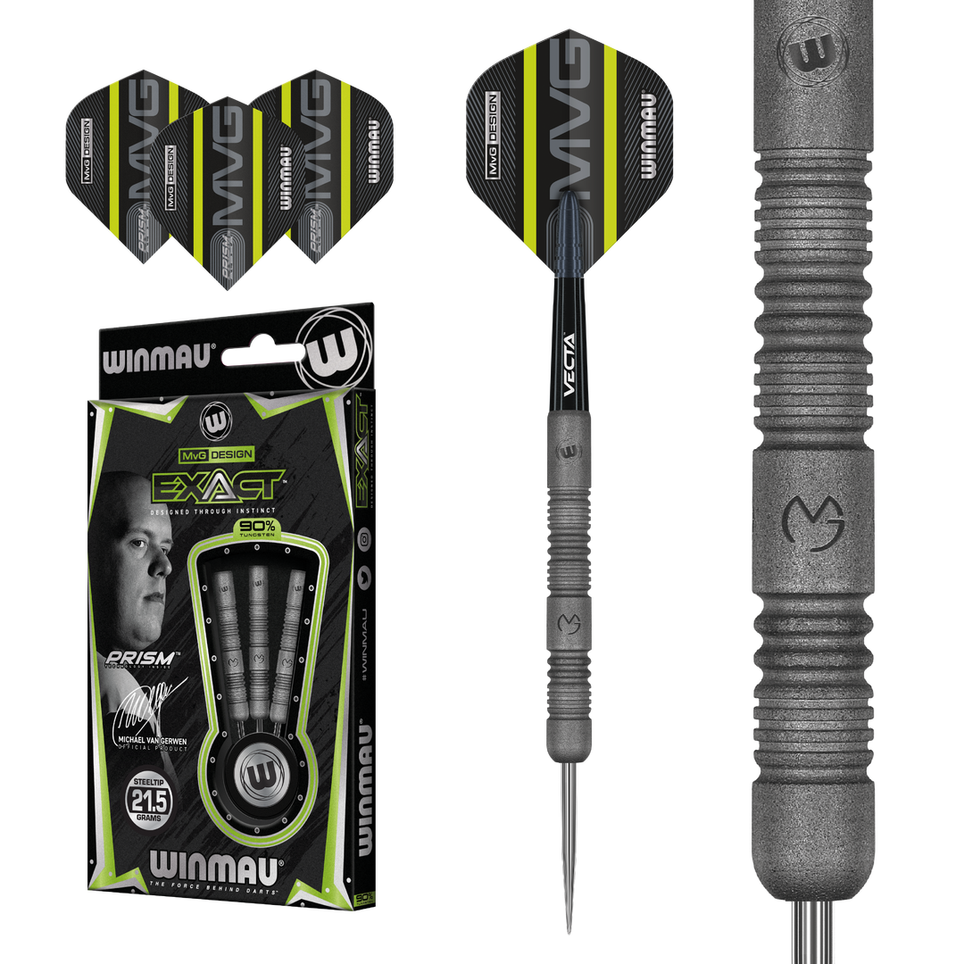 Michael van Gerwen Exact Steel Tip Darts 90% Tungsten