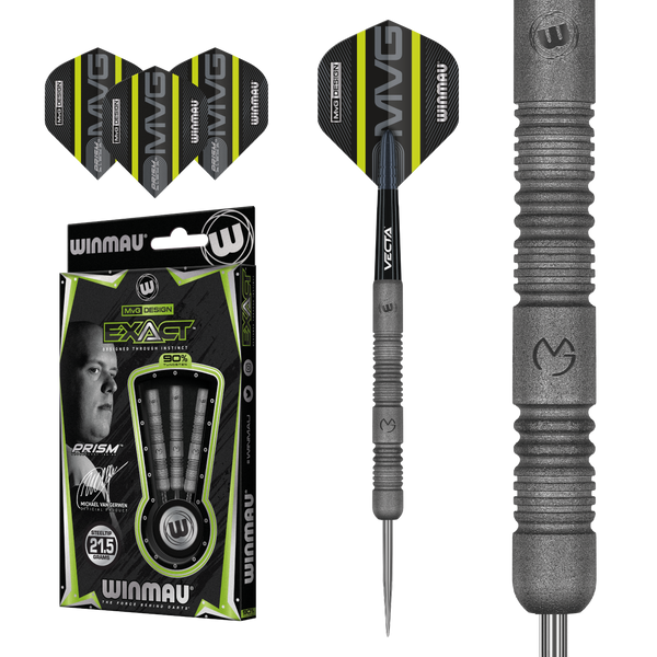 Michael van Gerwen Exact Steel Tip Darts 90% Tungsten