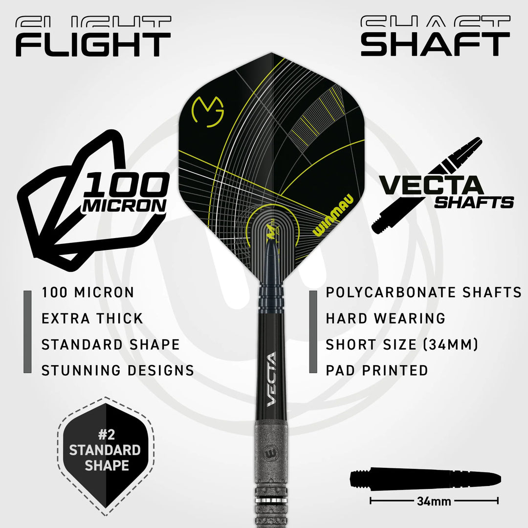 MVG Signature Edition Steel Tip Darts 90% Tungsten