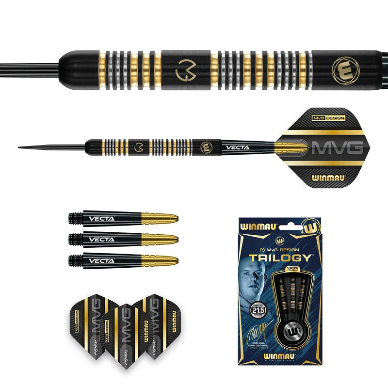 Michael van Gerwen Trilogy Steel Tip Darts 90% Tungsten