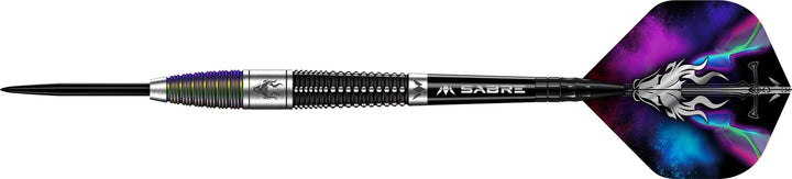 Occult Black &amp; Coral PVD Steel Tip Darts 90% Tungsten