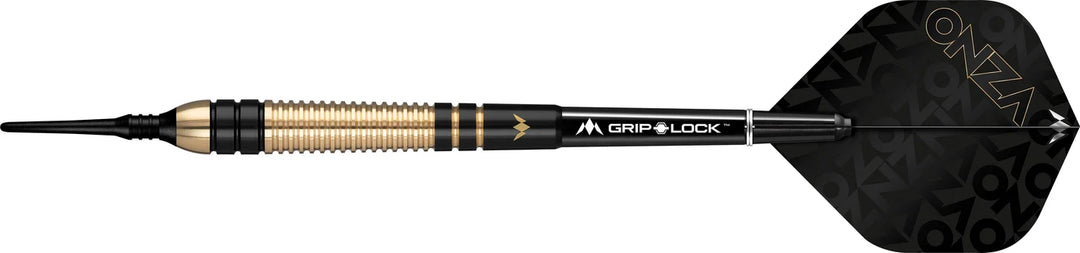 Mission Onza Black &amp; Gold M2 Soft Tip Brass Darts