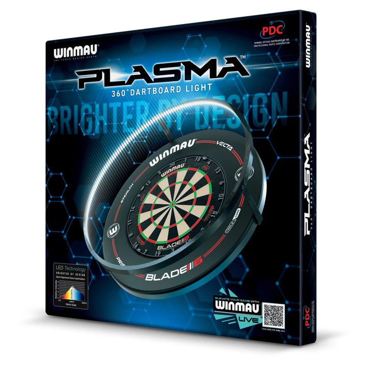 Winmau Plasma Black Light &amp; Surround Bundle