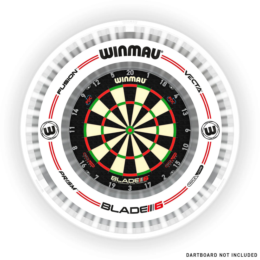 Winmau Plasma Ice White &amp; Surround Bundle