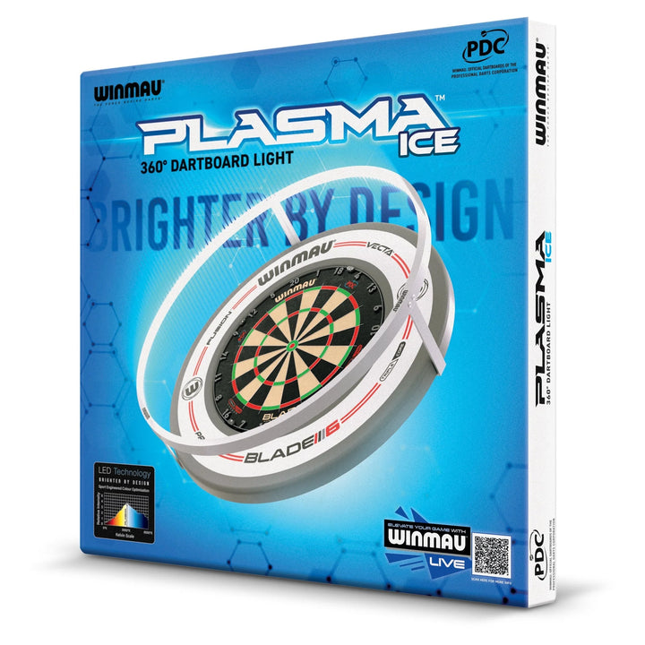 Winmau Plasma Ice White &amp; Surround Bundle