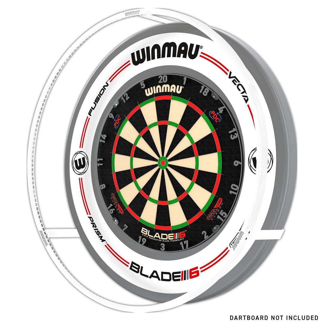 Winmau Plasma Ice White &amp; Surround Bundle