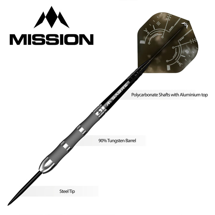Saturn Fenrir Steel Tip Darts 90% Tungsten