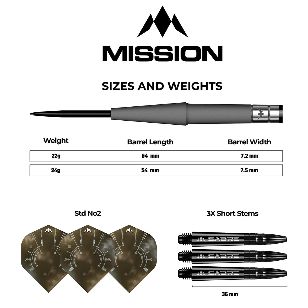 Saturn Hyperion Steel Tip Darts 90% Tungsten