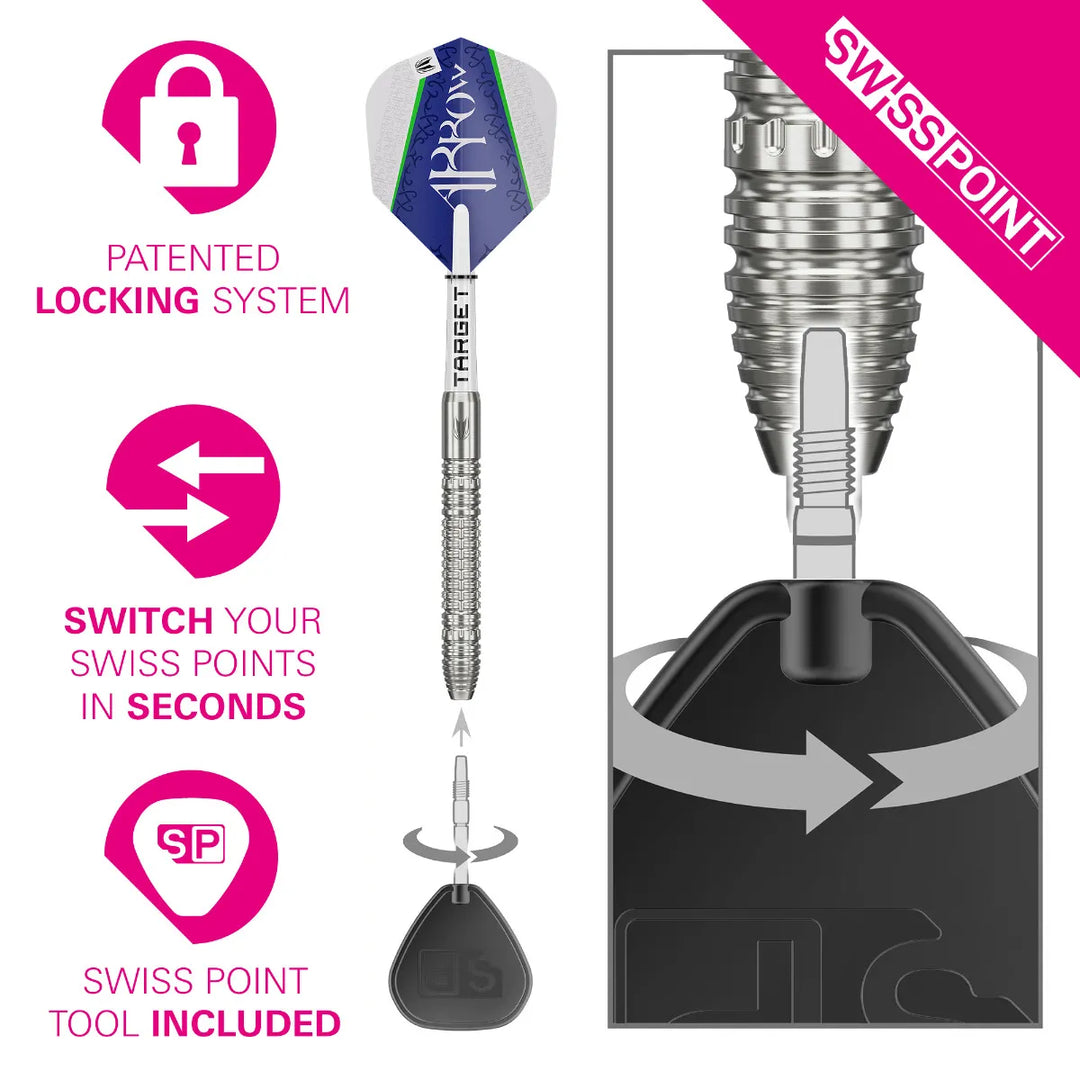 Shane McGuirk G1 Swiss Point Darts 90% Tungsten