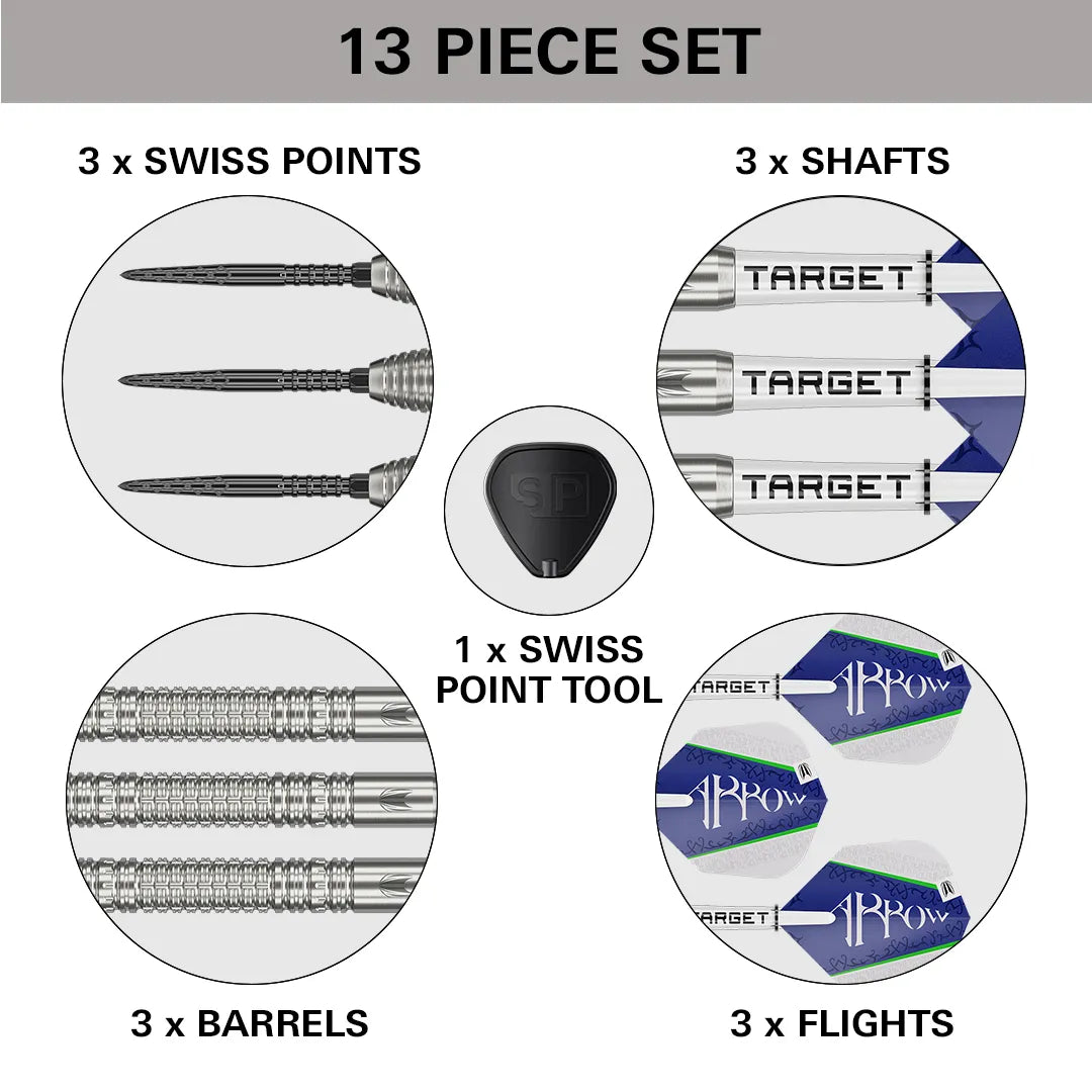 Shane McGuirk G1 Swiss Point Darts 90% Tungsten