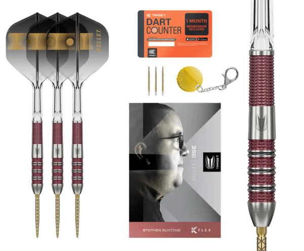 Stephen Bunting 95K Swiss Point Darts 95% Tungsten