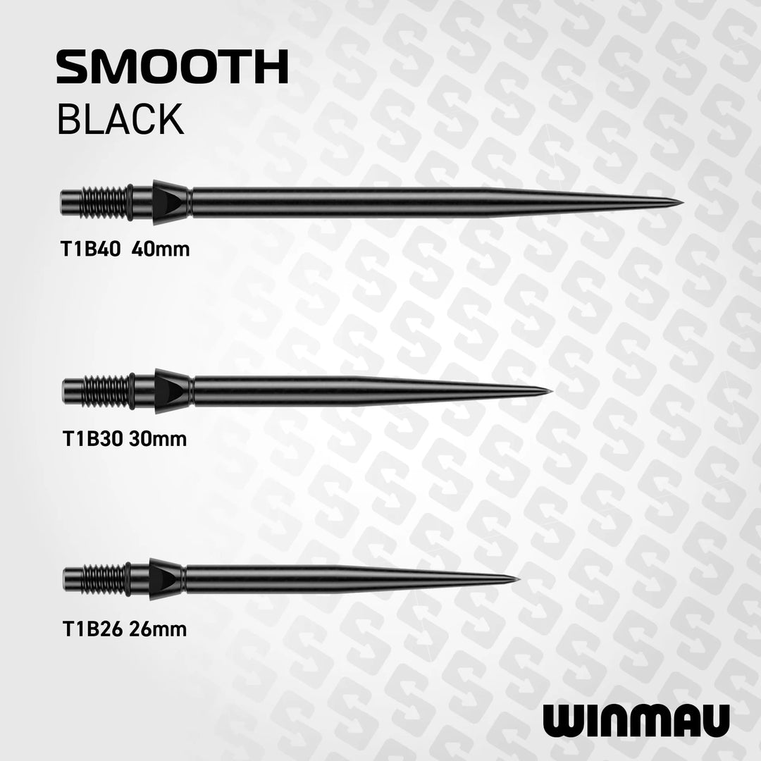 Winmau Switch Points - Smooth Black