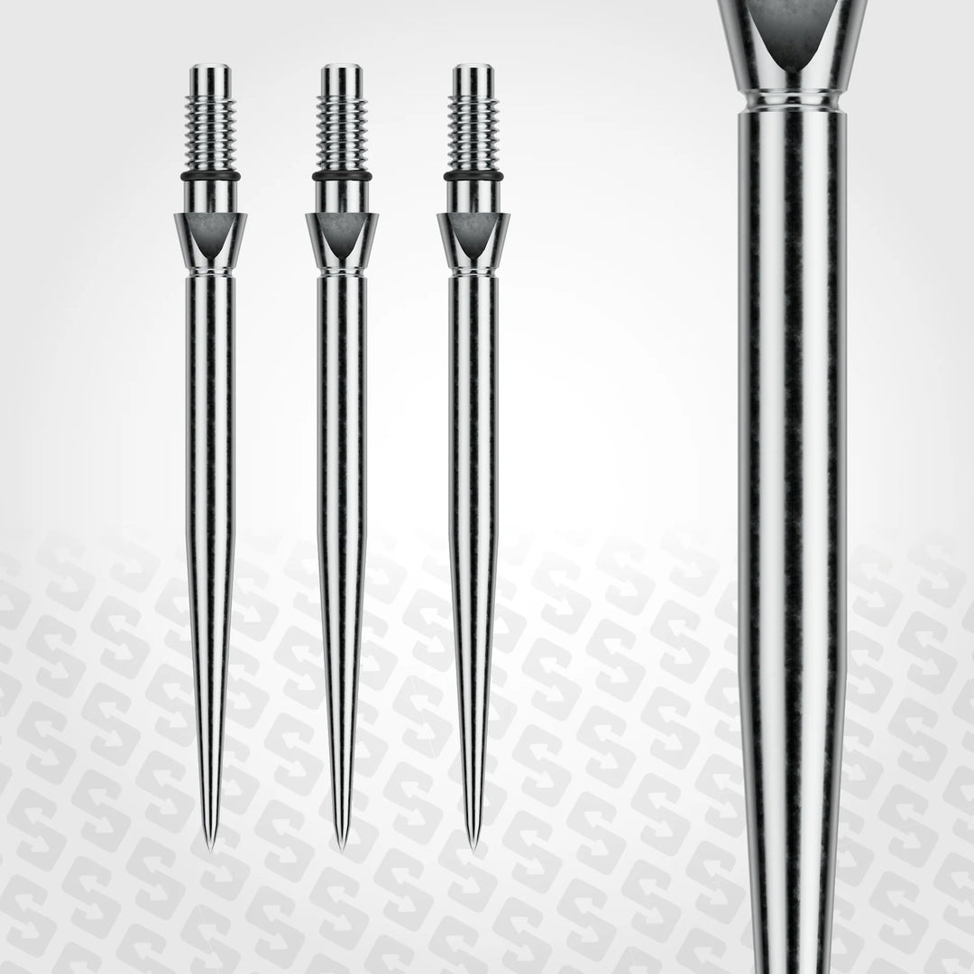 Winmau Switch Points - Smooth Silver