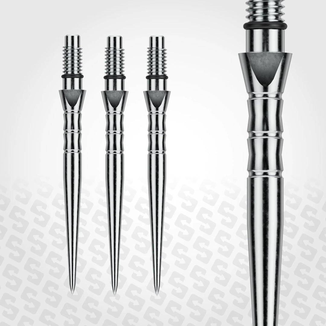 Winmau Switch Points - Wave Silver