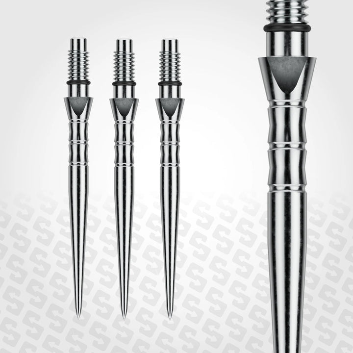Winmau Switch Points - Wave Silver