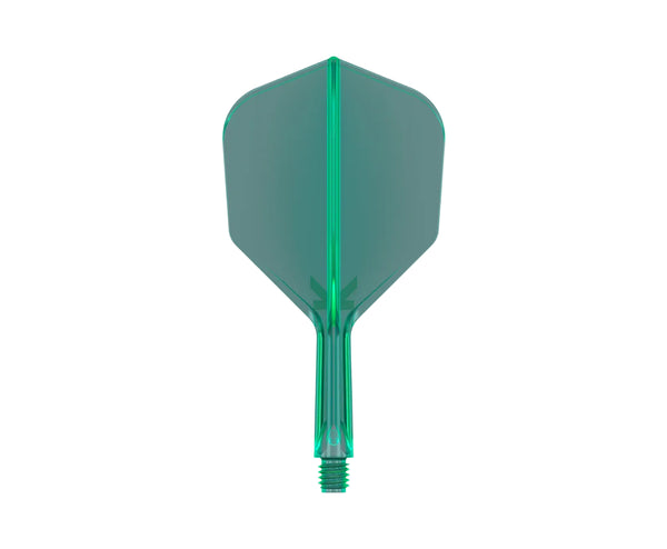 Target K-Flex No.6 Moulded Flight and Shaft System - Green
