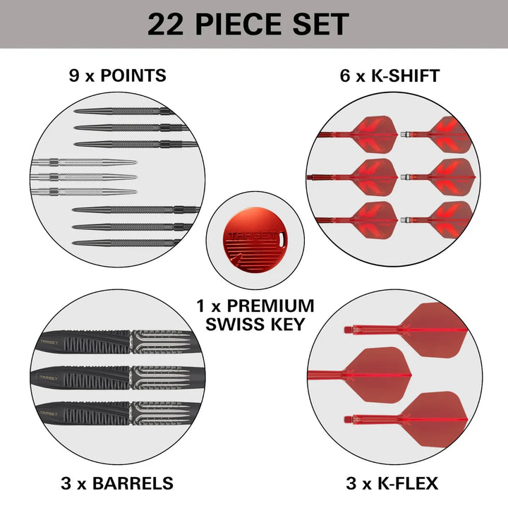 Target Shift Swiss Point Darts 90% Tungsten