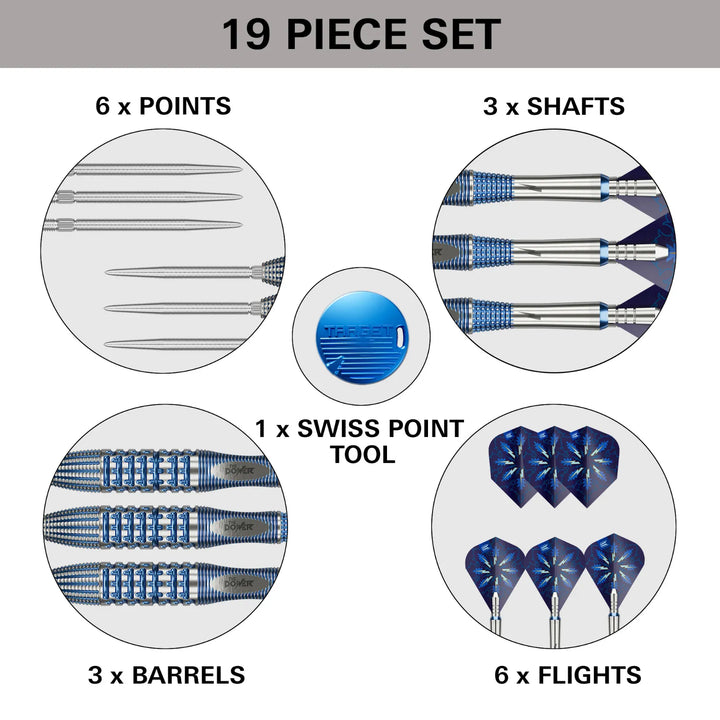 Phil Taylor Power Gx2 Swiss Point Darts 95% Tungsten
