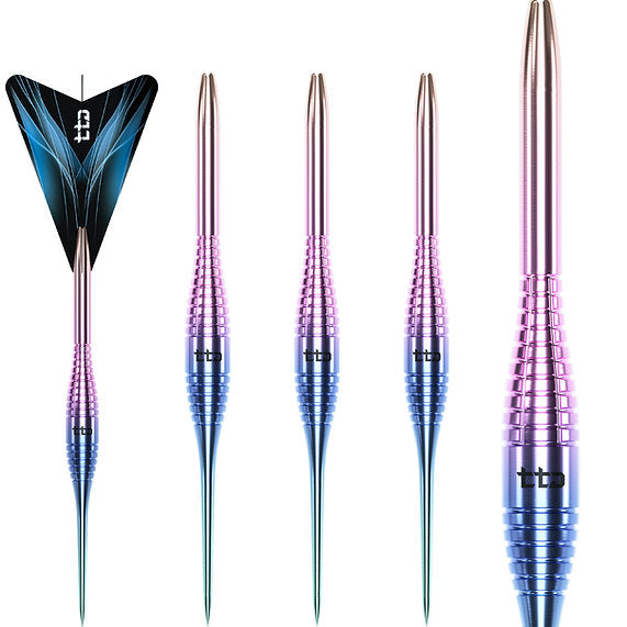 Caliburn TTD Darts - Complete Titanium Dart - T2 - Rainbow