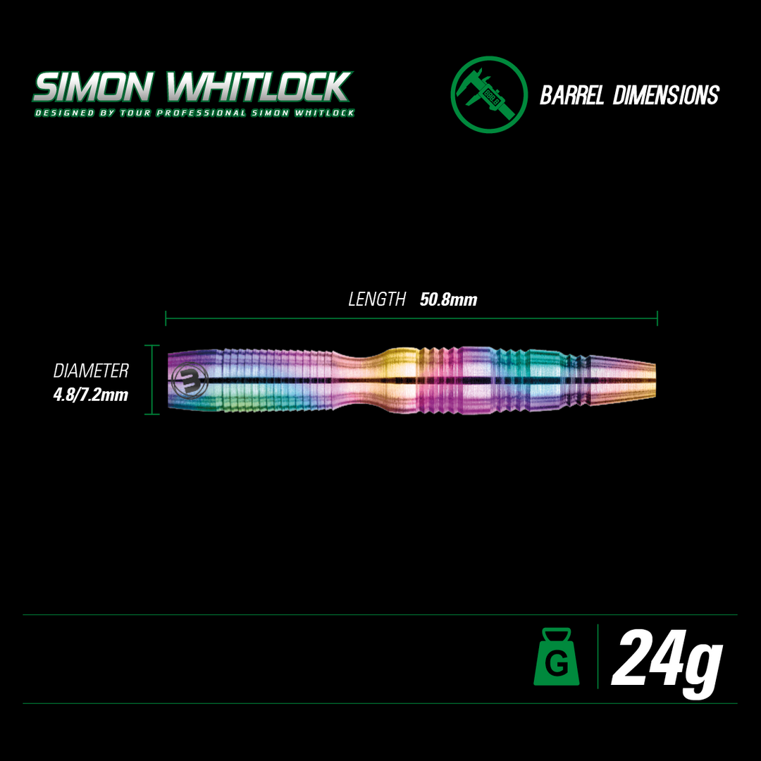 Simon Whitlock Urban Grip Steel Tip Darts 90% Tungsten