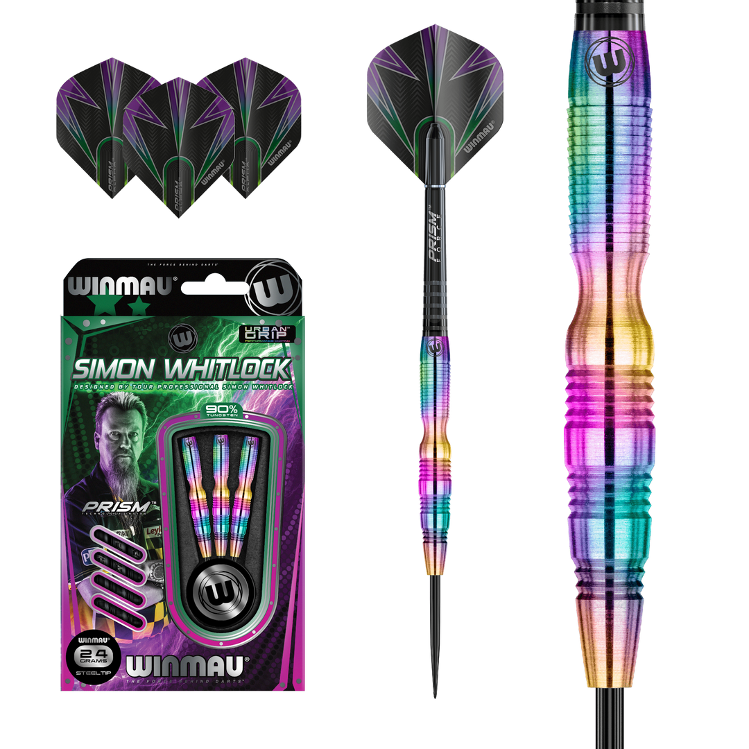 Simon Whitlock Urban Grip Steel Tip Darts 90% Tungsten