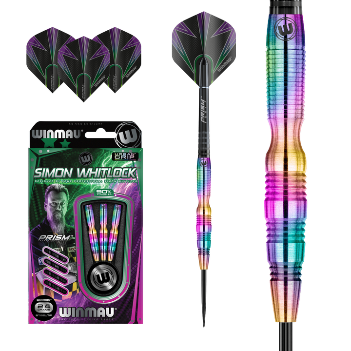 Simon Whitlock Urban Grip Steel Tip Darts 90% Tungsten