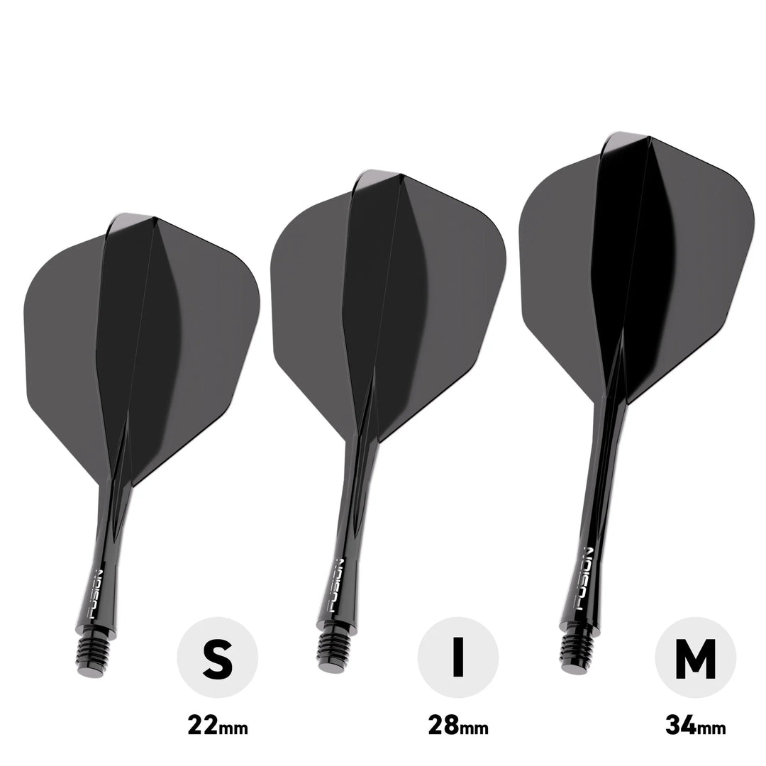 Fusion No.6 Integrated Flight and Shaft - Black