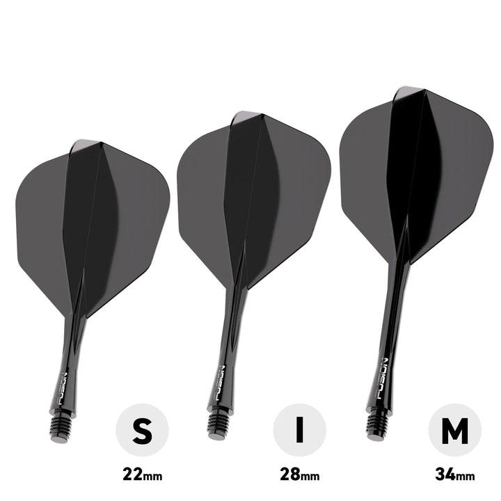 Fusion No.6 Integrated Flight and Shaft - Black