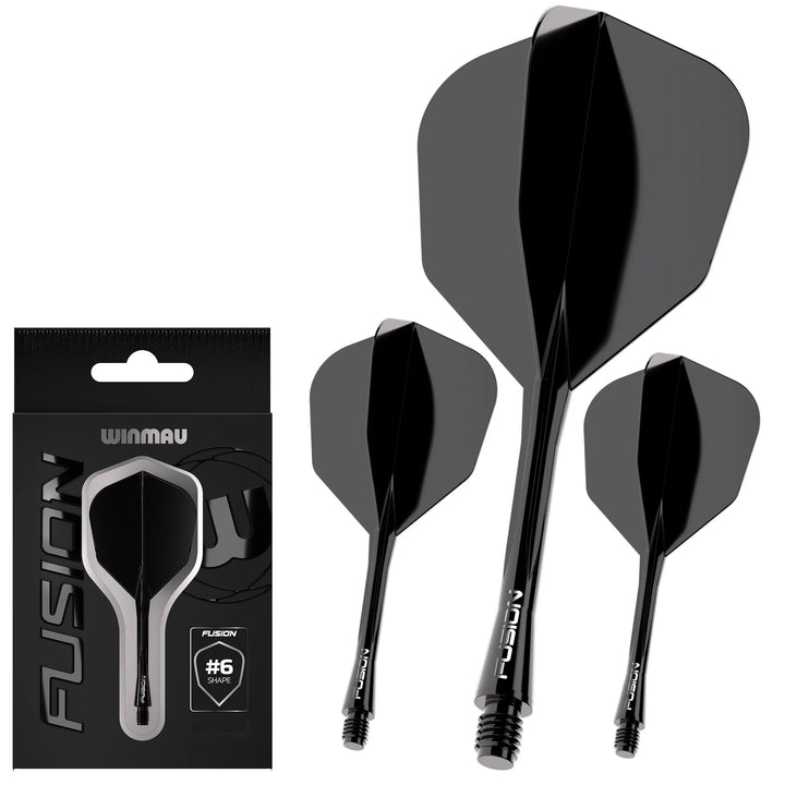 Fusion No.6 Integrated Flight and Shaft - Black