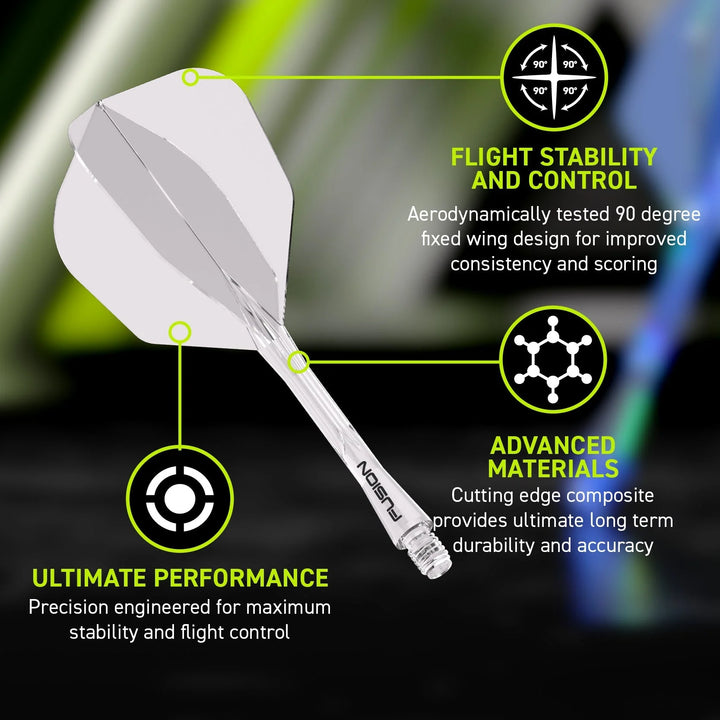 Fusion No.6 Integrated Flight and Shaft - Clear